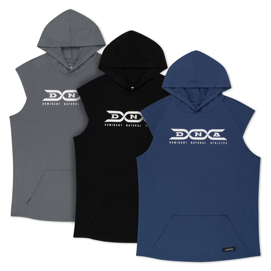 Sleeveless hoodie tshirt